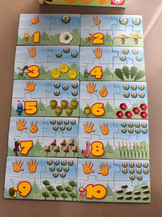 Puzzles Educa: Números y Vocales