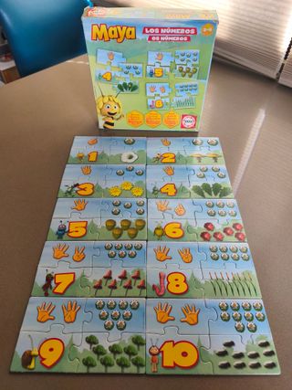 Puzzles Educa: Números y Vocales