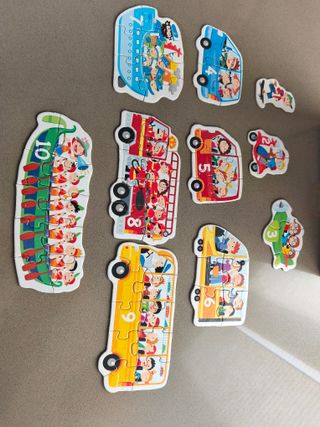 Puzzles Educa: Números y Vocales