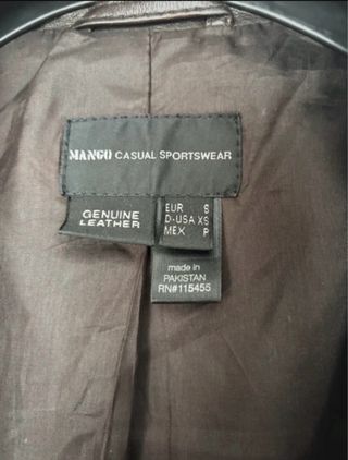 Cazadora piel Mango edicion limitada