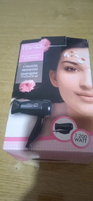 Asciugacapelli da viaggio MXD 1200W