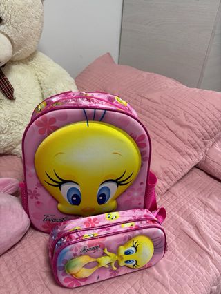 Mochila Piolín Niña Rosa