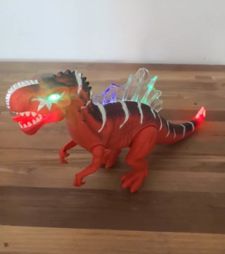 Lote 7 juguetes:dinosaurio, puzzle, bilingüe y más