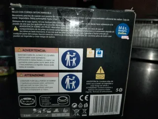 Reloj AURIOL Negro/Gris Correa Intercambiable