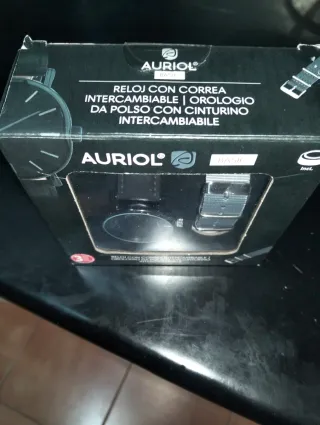 Reloj AURIOL Negro/Gris Correa Intercambiable