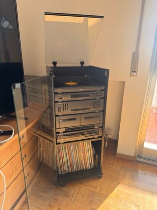 Cadena de sonido Philips con tocadiscos