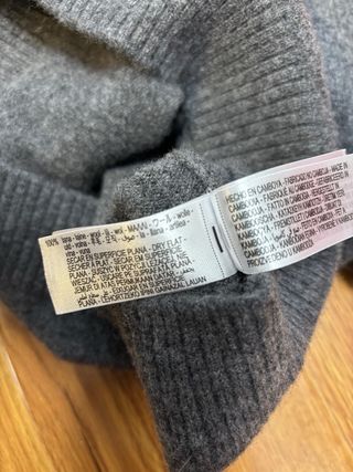 Jersey Zara Lana Gris Talla M