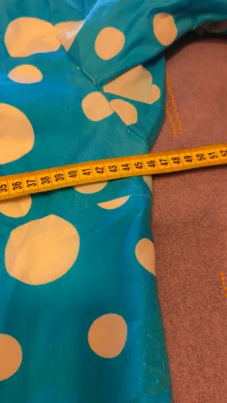 Traje Flamenca Turquesa Lunares Blancos