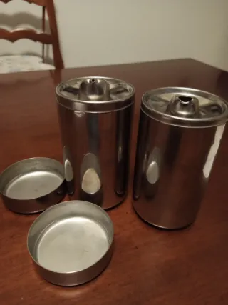 Contenitori olio aceto acciaio Guido Bergna