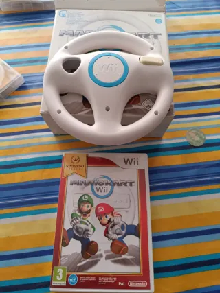 Volante Mario Kart Wii + Juego