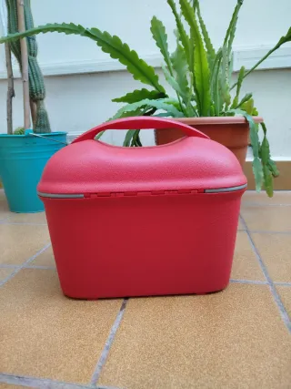 Neceser Rígido Samsonite Rojo con Combinación