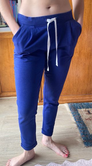Pantalones Benetton Jogger Azul