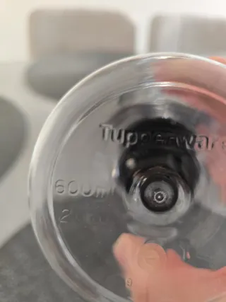 Contenitore Tupperware Vetro e Plastica Nero