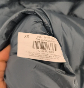 Cazadora acolchada azul talla XS nueva