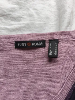 Jersey de punto retro con rombos
