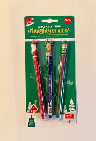 Canetas Gel Legami Natal Apagáveis