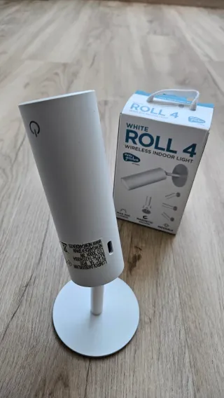 Lámpara LED Inalámbrica New Garden Roll 4 Blanca