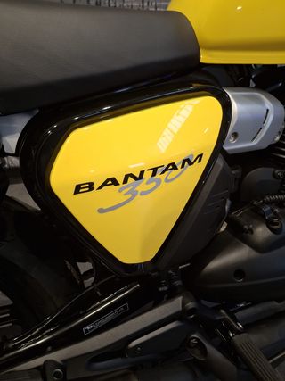 BSA 350 BANTAM Plata/Amarillo