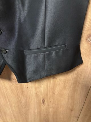 Chaleco de vestir hombre negro