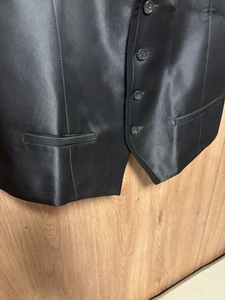 Chaleco de vestir hombre negro