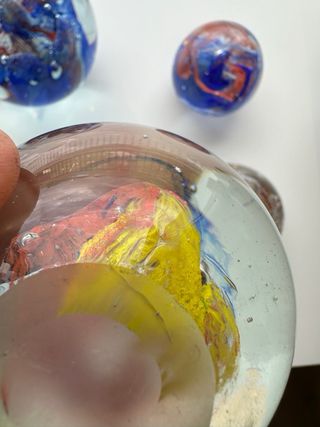 4 sfere decorative da scrivania