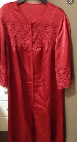Conjunto de Lencería camisón y bata SIN ESTRENAR