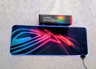 Alfombrilla Gaming RGB para Teclado y Mouse NUEVA