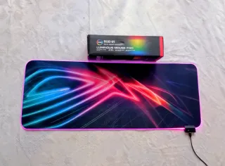 Alfombrilla Gaming RGB para Teclado y Mouse NUEVA