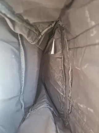 Mochila Ucon Negra y Verde Militar lona extras cal