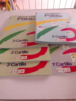 Cartillas Palau 1ª, 2ª y 3ª (Anaya)