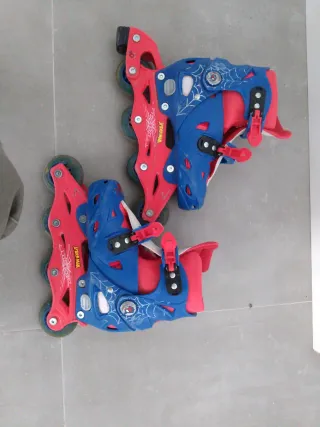 Patines en línea Spiderman Talla Ajustable 32 a 35