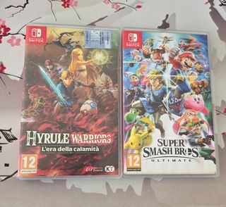 Hyrule Warriors y Smash Bros Ultimate switch