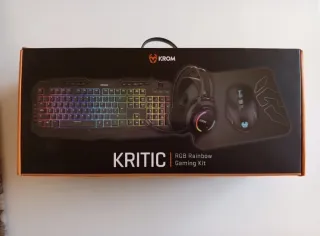 Kit Gaming Krom RGB Teclado, Ratón y Auriculares