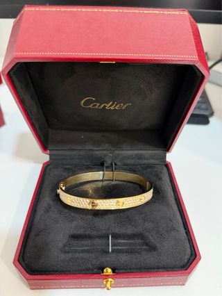 Pulsera Cartier Oro 18k Diamantes naturales