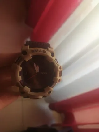 Reloj SMAEL Militar/Deportivo Beige