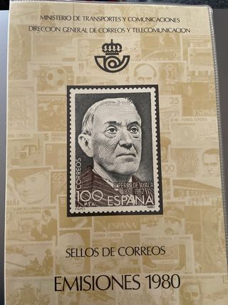 Sellos Correos Emisiones 1980