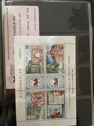 Sellos Correos Emisiones 1980