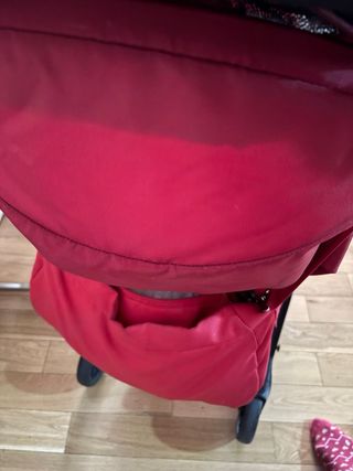 Carrito de paseo con estampado de cuadros