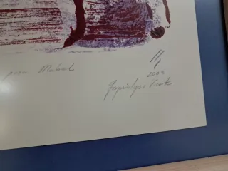 2 cuadros abstractos de golovi 45x63