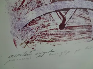 2 cuadros abstractos de golovi 45x63