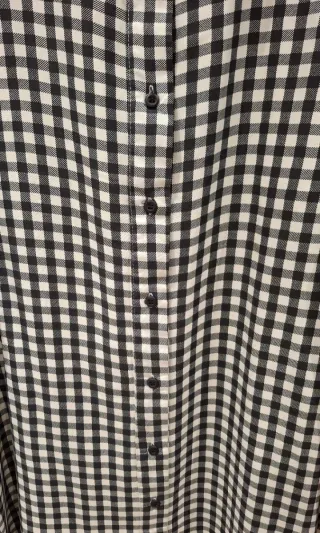 Vestido cuadros blanco y negro Talla L