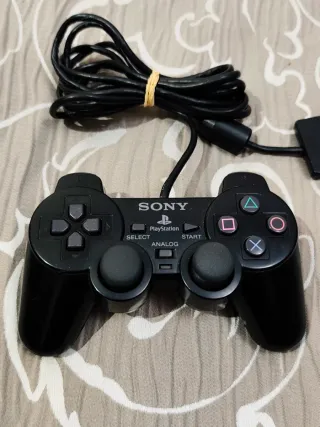 Consola PS2 Slim Black Charcoal + Mando Dualshock2