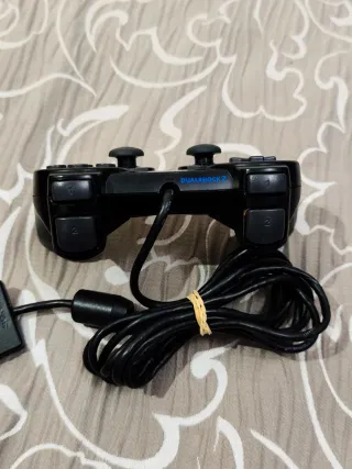 Consola PS2 Slim Black Charcoal + Mando Dualshock2