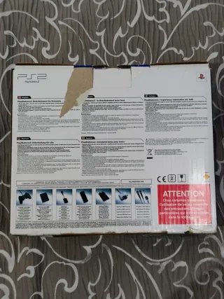 Consola PS2 Slim Black Charcoal + Mando Dualshock2