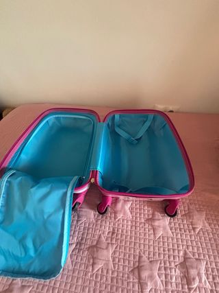 Maleta infantil unicornio con ruedas