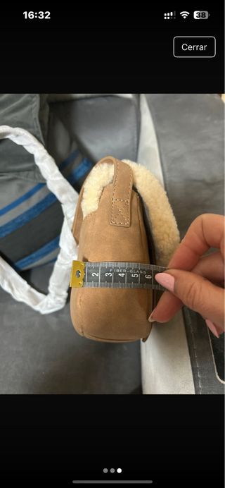 Bolso UGG Marrón Piel Sintética y Borrego