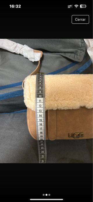 Bolso UGG Marrón Piel Sintética y Borrego