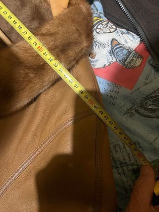 Abrigo de señora de piel y pelo