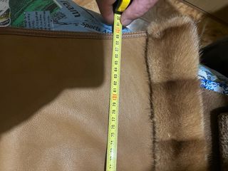 Abrigo de señora de piel y pelo