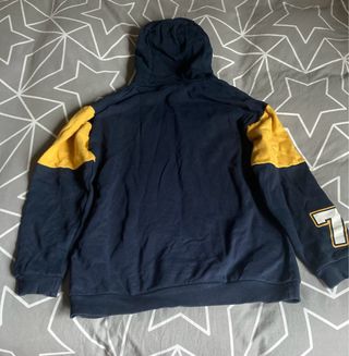 Sudadera infantil azul y amarilla